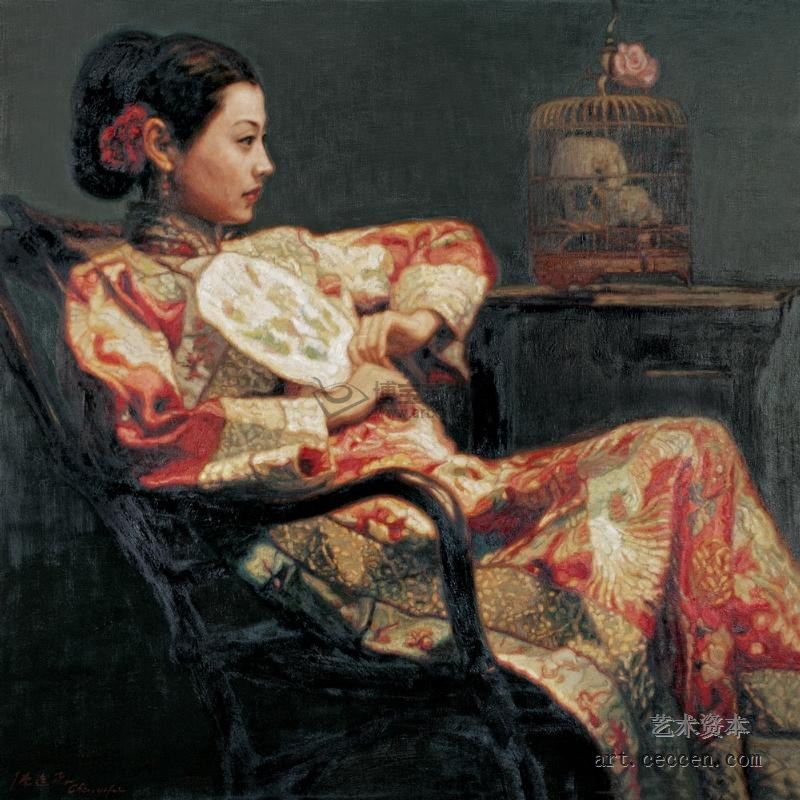 陈逸飞作品赏析：《尘缘如梦》