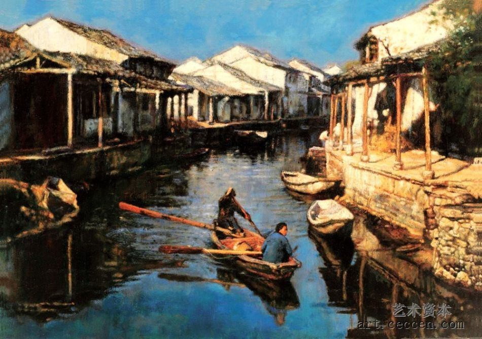 陈逸飞作品赏析：风景油画