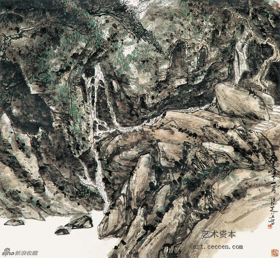 飞来峰下
