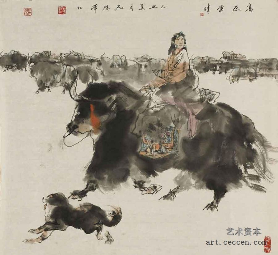 高原雪晴