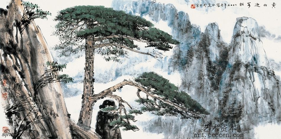 黄山迎客松