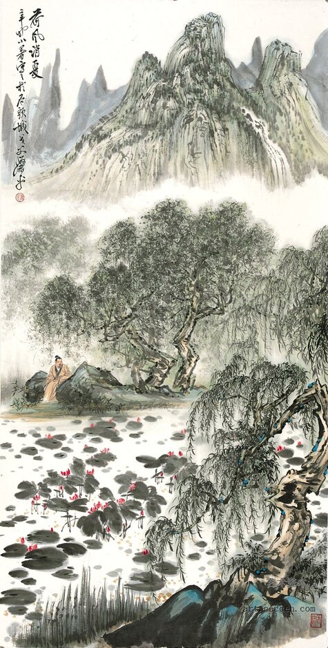 荷风消夏