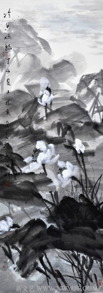 《冷香嫣然》50x136cm