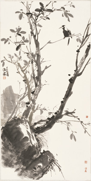 《故林栖归》138x69cm