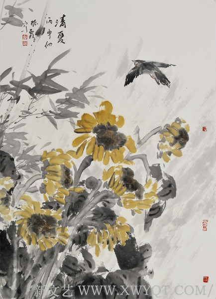 《清夏》35x47cm