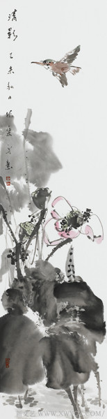 《清影》34x136cm