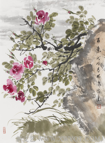 《百意》50x70cm