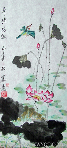 唐世恭作品《荷塘情趣》1
