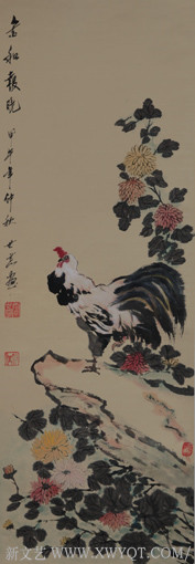 唐世恭作品《金秋报晓》
