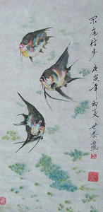 唐世恭作品《闲庭信步》