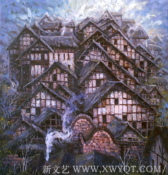 胡艺怀作品《沸腾的山寨》