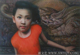 胡艺怀作品《远古的传说》