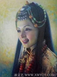胡艺怀作品《香格里拉的早晨》