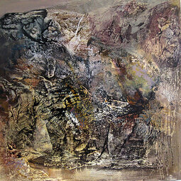 杨兴雅作品2《霏雪如妆》100X100cm（2009年）