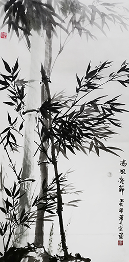 肖天宝作品《高风亮节》