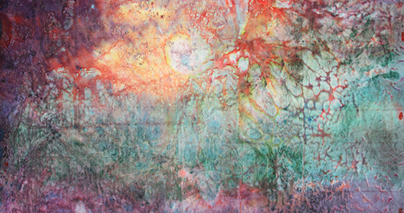 沈志斌作品15《曙光》规格：125×260cm