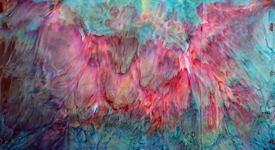 沈志斌作品16《霞光》规格：260×135cm