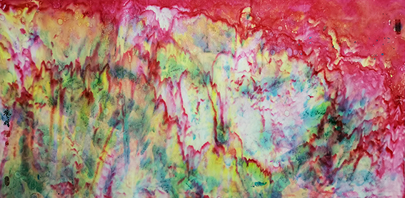 沈志斌作品17《繁花似锦》规格：140×70cm