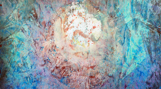 沈志斌作品6《朝晖》规格：135×260cm