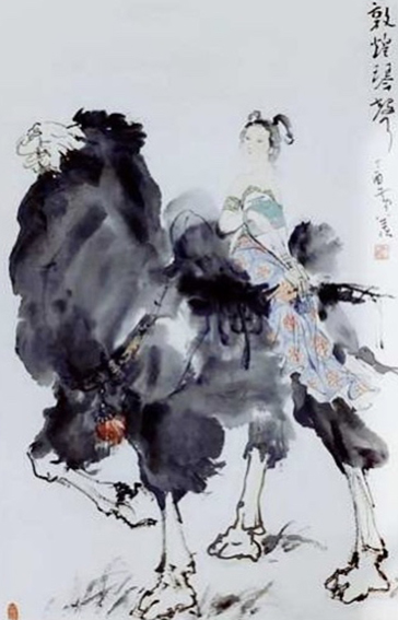 黄羡作品12《敦煌琴声》