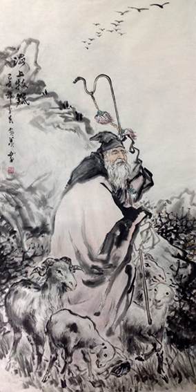 黄羡作品7《海上牧羊》
