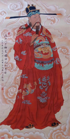 王水胜作品9《庇护八方神灵福佑九州平安》