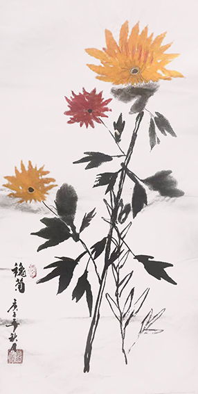 费业钟作品1《秋菊》