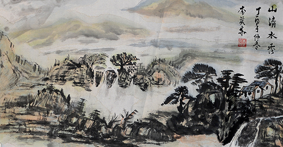 李英华作品14《山清水秀》