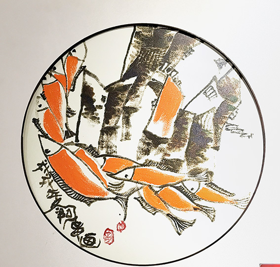 章志华作品1《瓷板画》