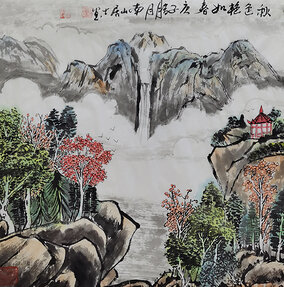 单耀宗作品4《秋色艳如春》