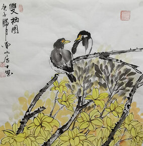 单耀宗作品5《双栖图》