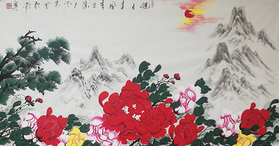 肖宗林作品17《旭日春风》