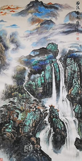 农永玉作品11《雨后云起时》