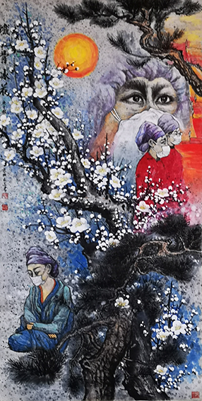 农永玉作品5《铁骨冰花》