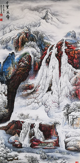 农永玉作品8《千里冰峰》
