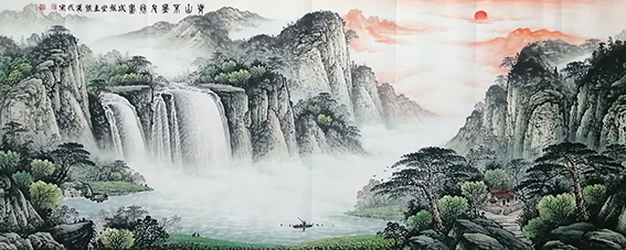 熊汉武作品20《青山不墨千秋画》