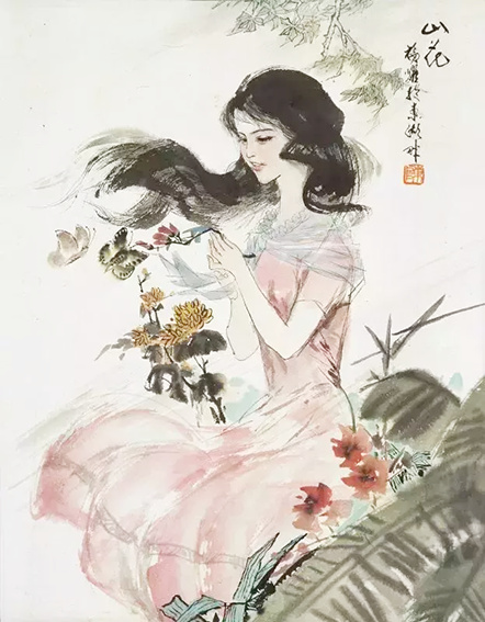 陈福耀作品7《山花》
