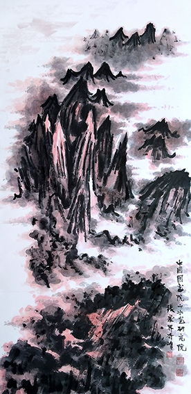 周宣成作品《张家界奇峰》