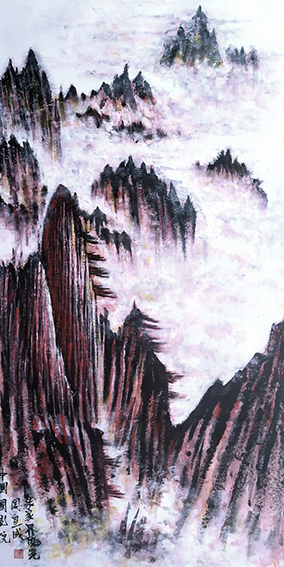 周宣成作品《张家界风光》