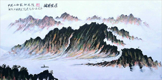 周宣成作品《湖南风景》
