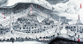 陈鹏同作品《松格玛尼城》
