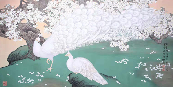 陈鹏同作品《细雨》