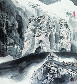 陈鹏同作品《高原风》