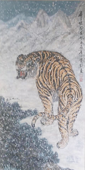 徐宝刚作品《虎啸谷生风》