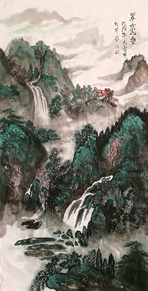 白桂芹作品7《翠峦山叠》
