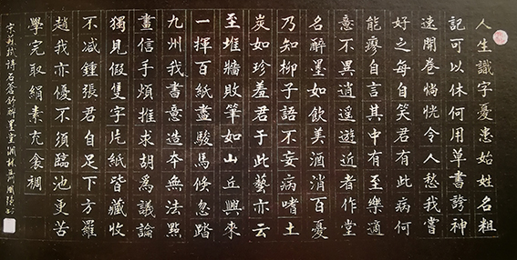 聂国强作品《石苍舒醉墨堂》