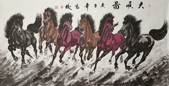 高俊作品《大顺图》