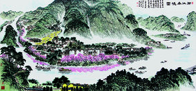 萧辅文作品14《渐江春晓图》