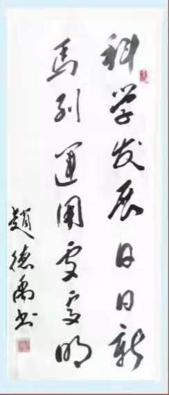 赵德禹作品15《科学发展日日新》