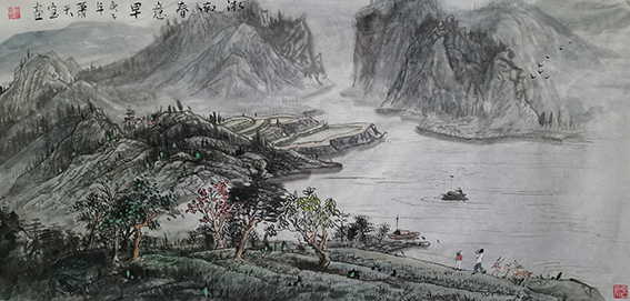 肖天宝作品17《湘南春意早》